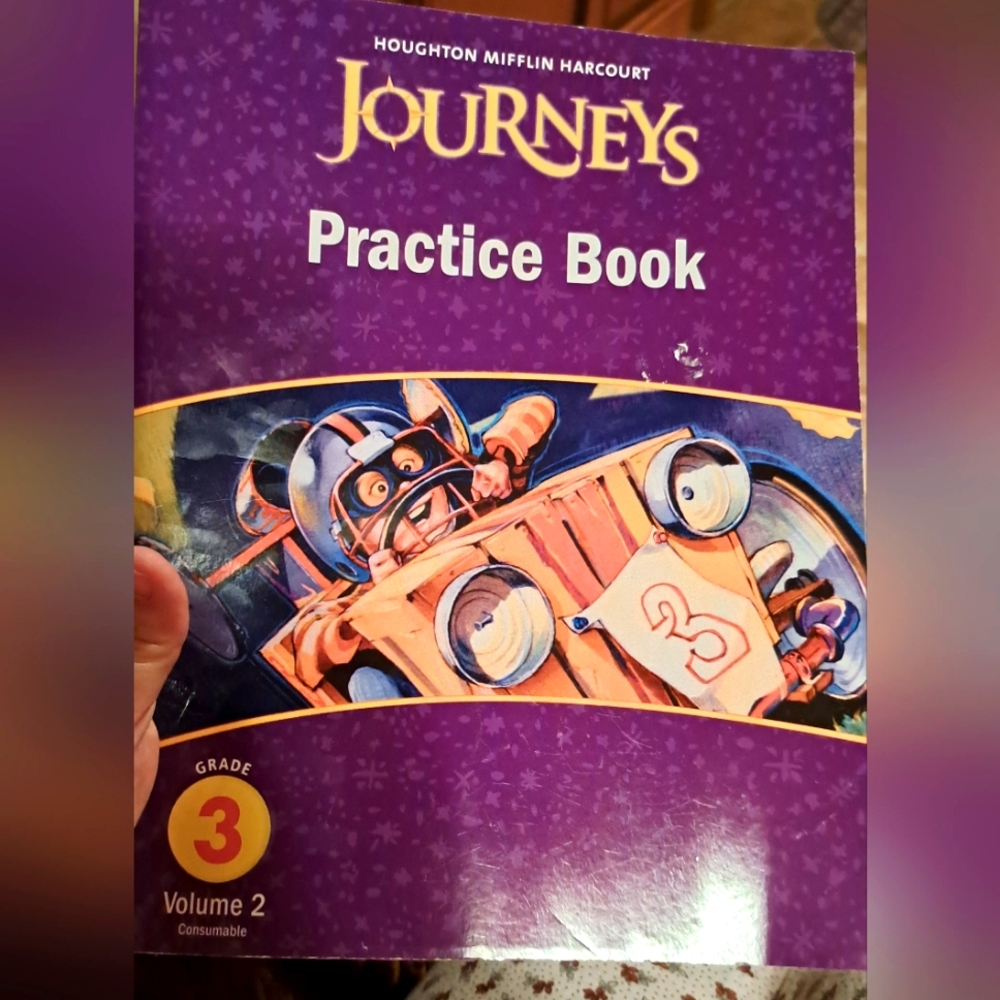 3rd Grade Journeys Practice Workbook UNUSED Volume 2 Homeschooling